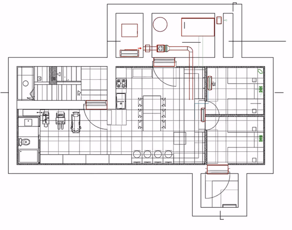 Advanced integration in in-situ concrete underground structures