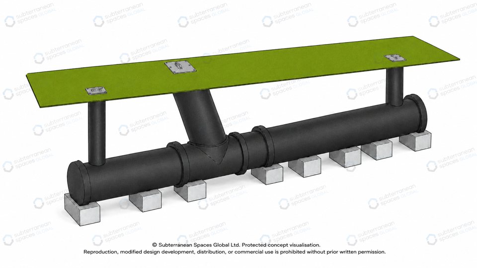 HDPE modular multi-pod NBC bunker structure