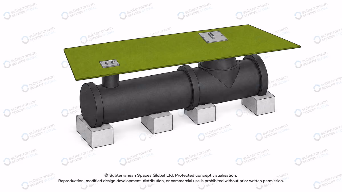 Basic modular HDPE secure shelter structure