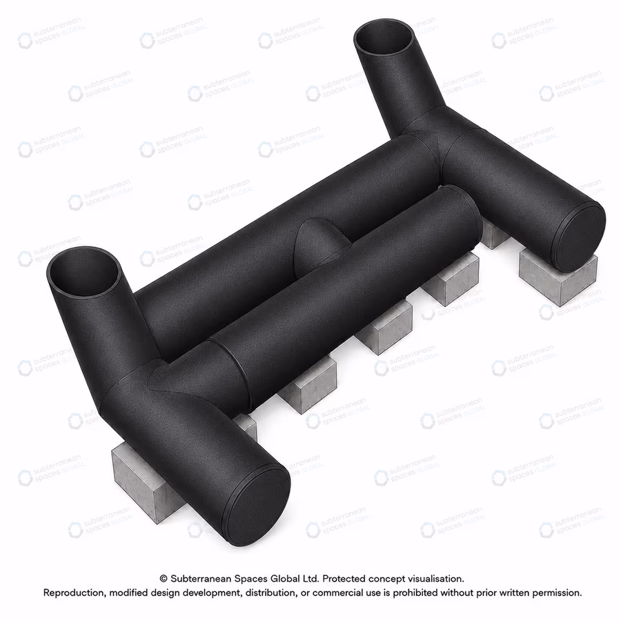 HDPE modular pod residential structure